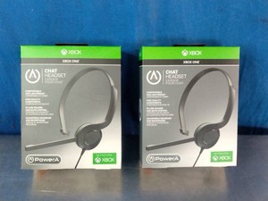 2 PowerA Chat Headset for Xbox One.