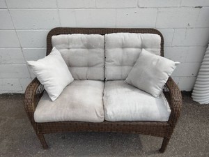 Wicker Loveseat