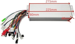 $30 Brushless Controller 48V 60V 64V 1000W Maximum Current 40A Aluminium Alloy for Electric Bicycle Scooter E-Scooter E-Bike