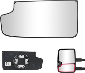 $21 Senzeal Driver Side Mirror Heated Lower Tow Mirror Glass Replacement for Chevy Silverado 1500 2014-2017 GMC Sierra 1500 Silverado Sierra 2500 3500 HD 2015-2017 View Side Mirror Replaces 23444114