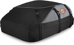 $76 Sailnovo Rooftop Cargo Carrier roof Bag, 20 Cuft fit Cars withWithout Rack