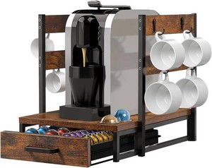 $46 Evermagin Coffee Pod Holder Compatible with Nespresso,Fit 28 Large56 Small