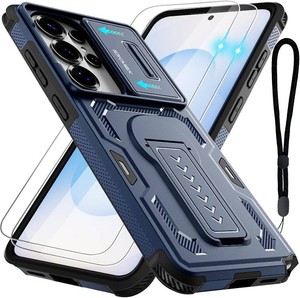for Samsung Galaxy S26 Ultra Case with 2Screen Protector, Blue