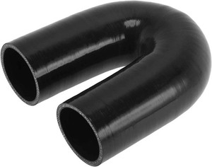 $36 ACROPIX 4-Ply 64mm 2.5 Inch ID 180 Degree Silicone Elbow Coupler Hose Black