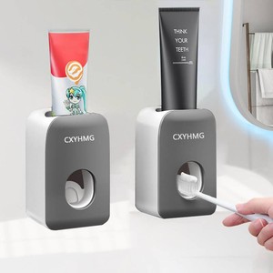 Automatic Toothpaste Dispenser for Kids, Toothpaste Squeezer,2 Black