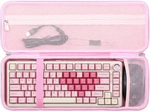 $20 F75 Keyboard Case for Aula F75 ProF 75 F 75 MAX for YUNZII B75 PRO for Nova75 Wireless 75% Mechanical Keyboard, Travel Keyboard Case with Compartment for Mouse