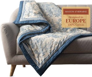 $81 Maison d Hermine Throw Blanket for Couch Lightweight Soft (60X80)
