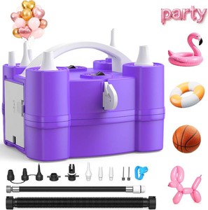 $40 Keaibuding Electric Balloon Pump, 4-in-1 Triple Nozzles for All Balloons