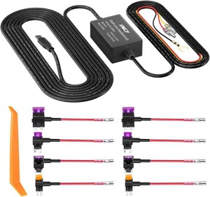 $20 Dash Cam Hard Wire Kit for IIWEY N5N5 PRON6N7C3 PROC4 PROQ7N9 Model, 4 Meter Dashboard Camera Car Charger Cable Kit, 12V- 24V to 5V,3A Power Adapter with LPMiniATOMicro2 Fuse for Dash Cam