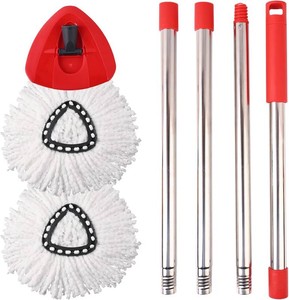 Mop Replacement Head, Handle, Base Compatible with O Cedar EasyWring 1-Tank