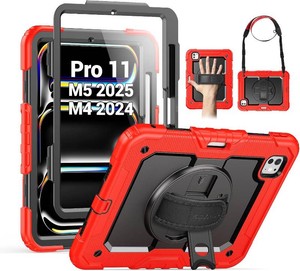 $31 SEYMAC Case for iPad Pro 11 Inch M5  M4 (20252024), Red