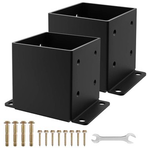 $44 6x6 Post Base, ( Inner Size 5.6x5.6) Heavy Duty Post Anchor 2PCS