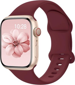 Sport Silicone Band Compatible with Apple Watch Bands 40mm 38mm 41mm 44mm 45mm 42mm 49mm Women Men,Soft Wristband Waterproof Replacement Sport Strap for iWatch Bands Series 9 8 7 6 5 4 3 2 1 SE Ultra
