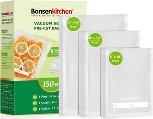 $23 Bonsenkitchen Vacuum Sealer Bags, Commercial Grade, BPA Free