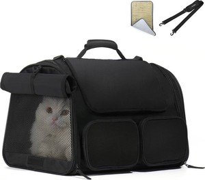 $35 FUKUMARU Cat Carrier, Airline Approved Dog Carrier with Rollable Cover