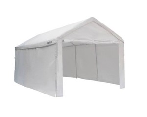 Ironton Canopy Tent 10ft. x 20ft. x 9.6ft., Commercial Strength, Carbon Steel, Powder-Coated Frame, Ripstop Fabric Cover canopy only