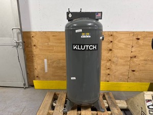 $900 Klutch 60-Gallon Single-Stage Vertical Air Compressor, 3.7 HP, 230 Volts- TANK ONLY