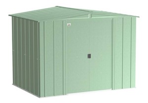 Arrow 8-ft x 6-ft Classic Galvanized steel Metal Storage Shed MSRP $589