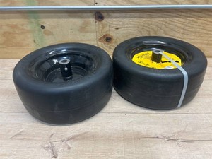 $130 Klutch Flat-Free Universal Mower Tire Assembly, 136.50-6, Smooth Tread (Pack of 2) $129.98