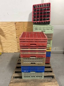 Lot of 12- Dishwashing Racks