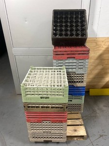 Lot of 12- Dishwashing Racks