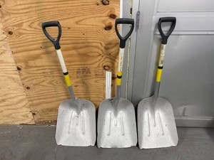 Lot of 3- Scoop Shovels