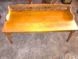 Vintage Spindle Coffee Table