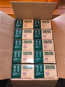 Estate super sport competition target load 12 gauge shotgun shells-NEW-10 BOXES