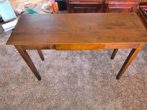Wood Console table with Drawer