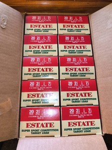 Estate super sport competition target load 12 gauge shotgun ammunition-10 BOXES-NEW