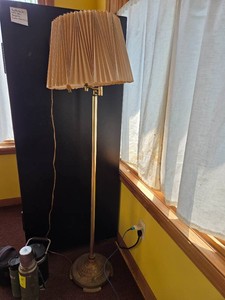 Vintage Tall Floor Lamp with Shade