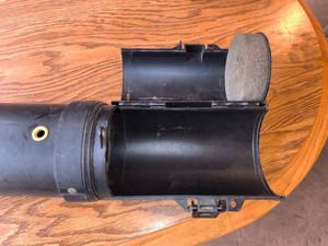 Hard sided telescoping fishing rod case