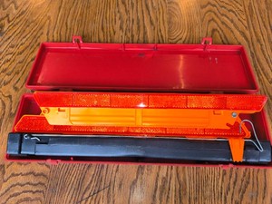 Emergency warning triangle reflector