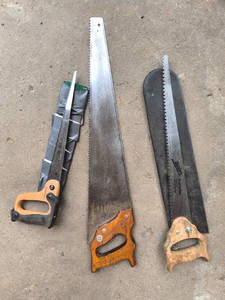 Hand saw and 2 Pruning Saws