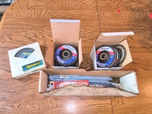 Angle grinder discs and reciprocating saw blades