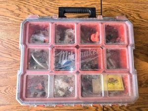 Milwaukee PACKOUT Compact Organizer with Assorted Small Parts