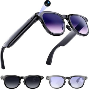 $80 AI Smart Glasses with Camera, 4K Video Recording Camera Glasses for Travel