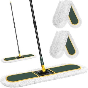 $27 36 Commercial Dust Mop for Floor Cleaning, Large Industrial Dust Broom