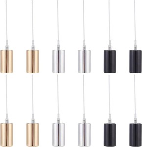 WEBEEDY 12 PCS Replacement Atomizer Caps Reusable Spray Bottle Tops Caps Essential Oil Perfume Spray Tops Replacement for Cosmetic Body Sprays,0.7 Inch Pump Top Head(Black,Gold,Silver)