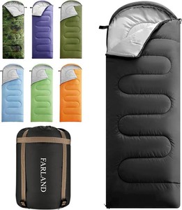 $40 FARLAND Sleeping Bag for Adults, Teens and Kids - 3 Season Camping Gear