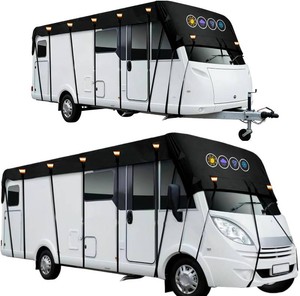 $100 600D Rv Roof Cover Waterproof Fits 31ft to 33ft Motorhome Caravan