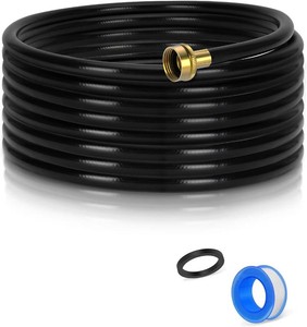 $40 30FT Dehumidifier Drain Hose with 34 FHT Brass Connector, Leak-Proof