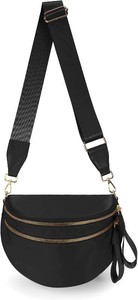 $27 FEIBOON Spacious Nylon Crossbody Bag Bum Bag Handbags Purses for Women