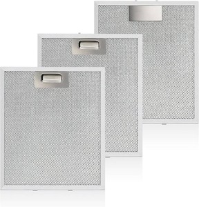 $33 3-Pack Universal 12-59 x 10-15 Range Hood Aluminum Filter Mesh Screen Replacement for Most Kitchen Ventilation Systems