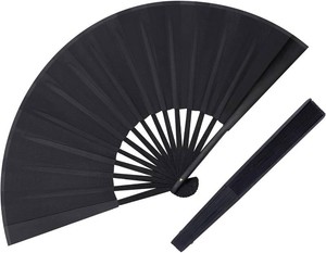 KEZKALS Hand Fan, Handheld Fan, ChineseJapanese Hand Fans Fold Black-13