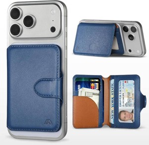 $25 for MagSafe Wallet, Magnetic Phone Wallet RFID Blocking, Minimalist