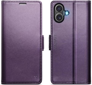 $20 for iPhone 17 Case Wallet with Card Holder, Purple
