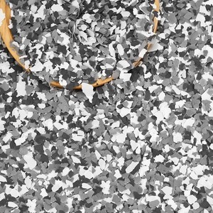 $23 Timtin 1400G3.08 Lb Epoxy Flake for Concrete Floor Garage Wall, 3 Colors