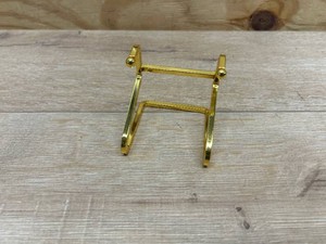 Plate Holder Easel Display Stand - 3 inch Metal Plate Stands for Display - Tabletop Picture Stand - Gold Iron Easels for Display Pictures  Photo Frames  Book  Decorative Plates  Plaque - 1 Pack