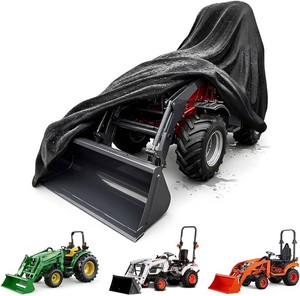 $90 Tractor Cover Waterproof Heavy Duty, Tractor Covers 600D Oxford, Universal Fit for Compact Utility Tractors with Backhoe, Compatible with John Deere, Kubota & More (189 L x 76 W x 86 H)